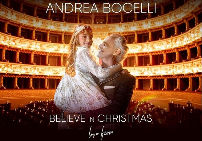 Andrea Bocelli pubblica il nuovo album “Believe” e annuncia il concerto in streaming “Believe in Christmas”