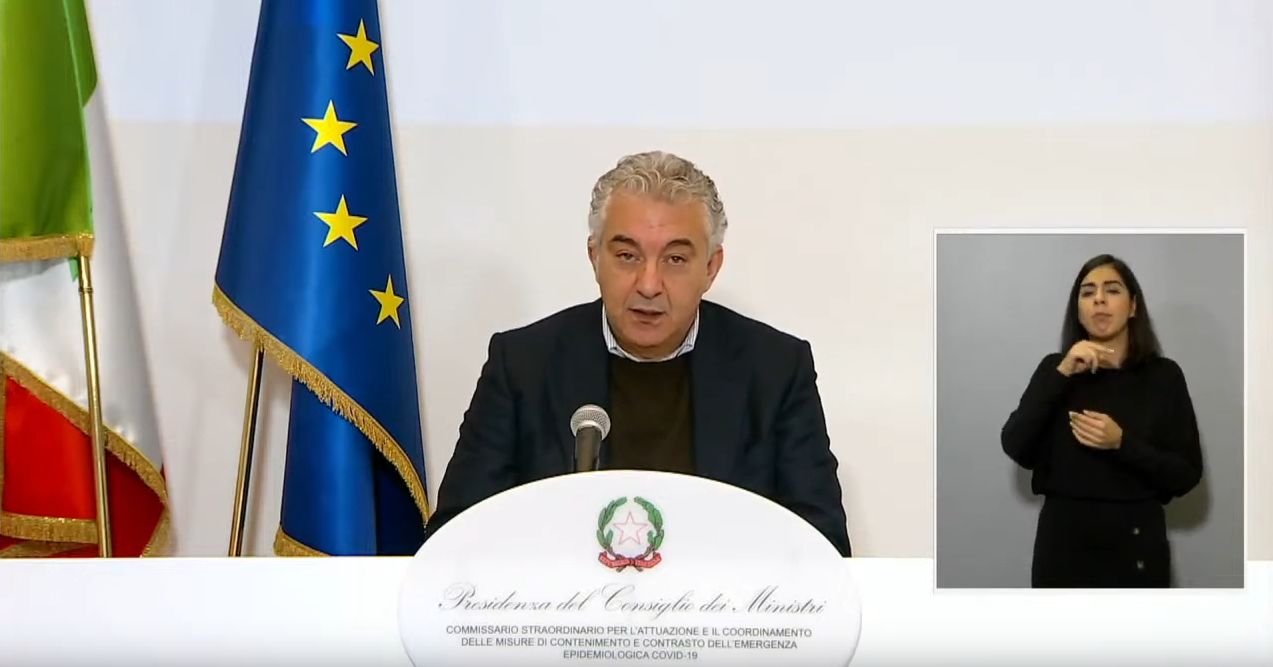 La conferenza stampa del commissario straordinario per l’emergenza Arcuri