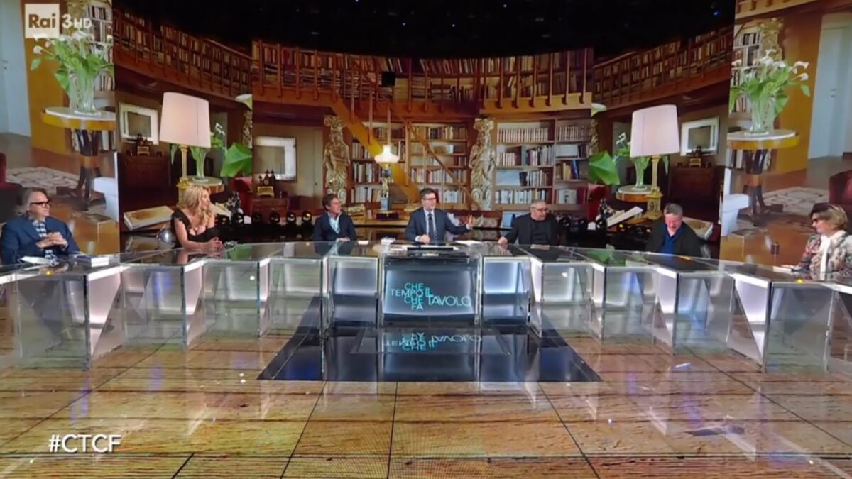 Che tempo che fa, il ‘tavolo’ diventa sempre più marginale. Da inizio stagione minutaggio dimezzato