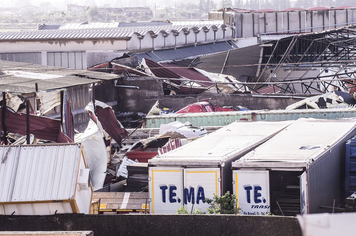 Catania: si contano i danni dopo la tempesta del weekend