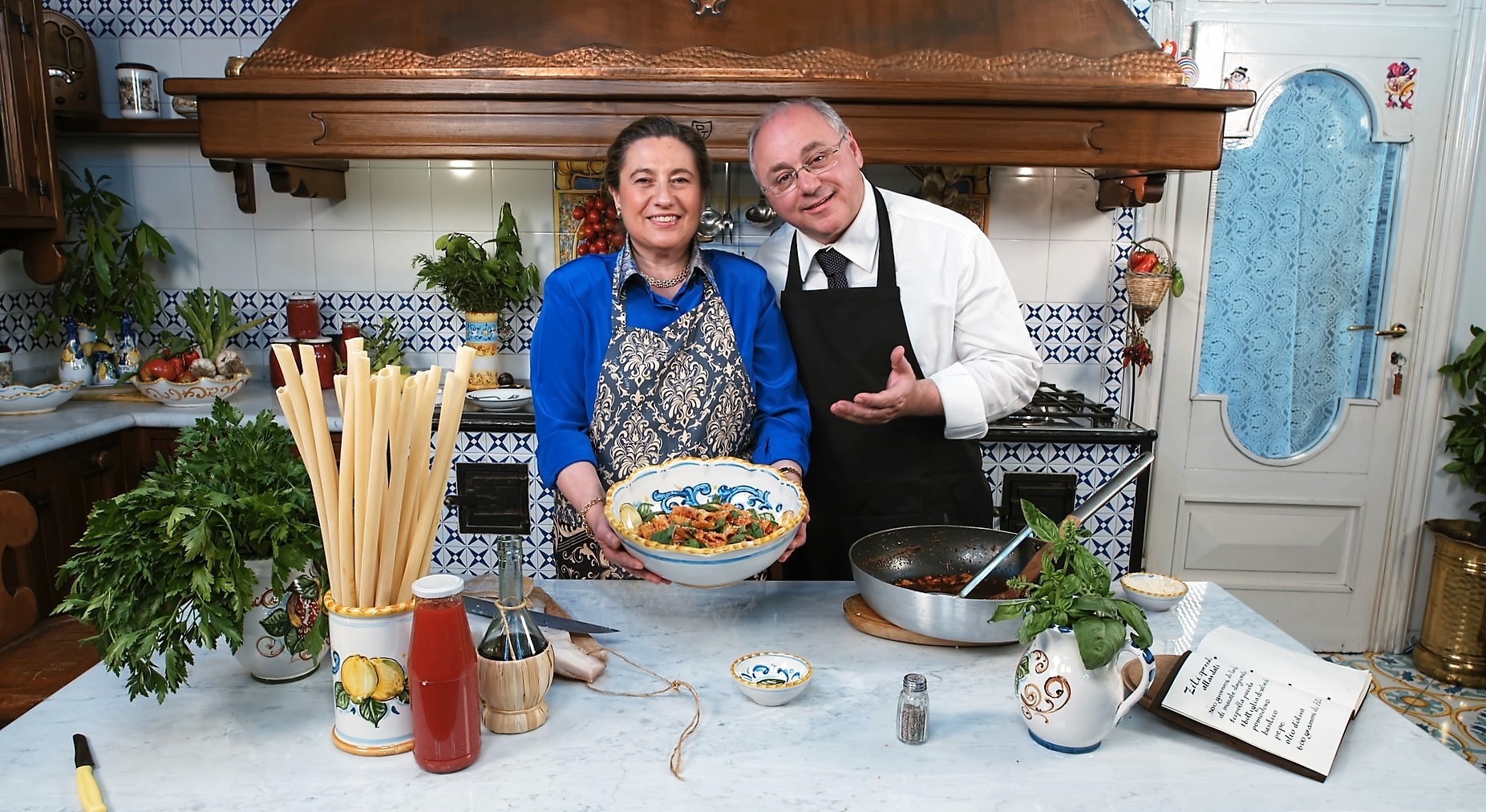 In cucina con Imma e Matteo, su Food Network le ricette del Castello delle Cerimonie