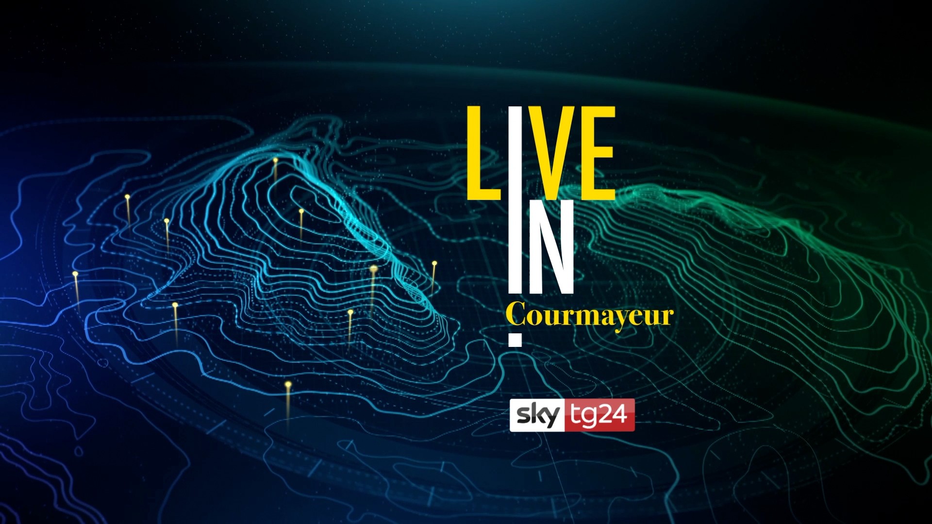 Live in Courmayeur, Sky Tg24 porta sul territorio un intero palinsesto: si parte dalla montagna