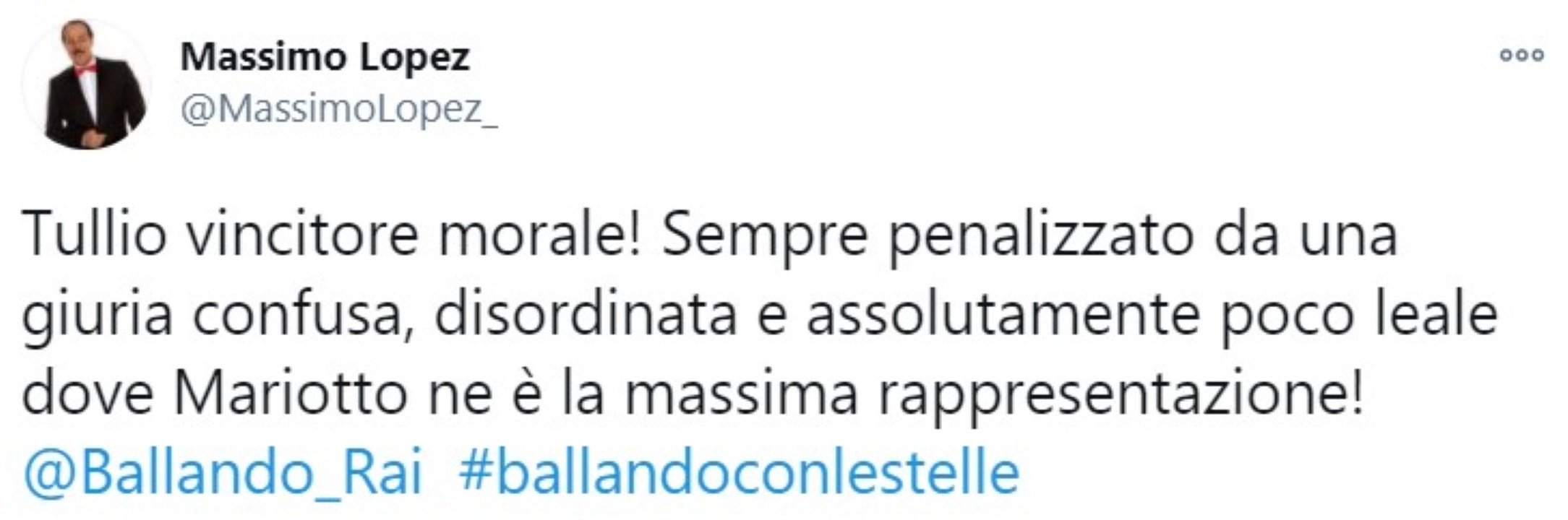 Ballando con le stelle, Massimo Lopez contro la giuria: “Tullio sempre penalizzato da una giuria confusa, disordinata e assolutamente poco leale”
