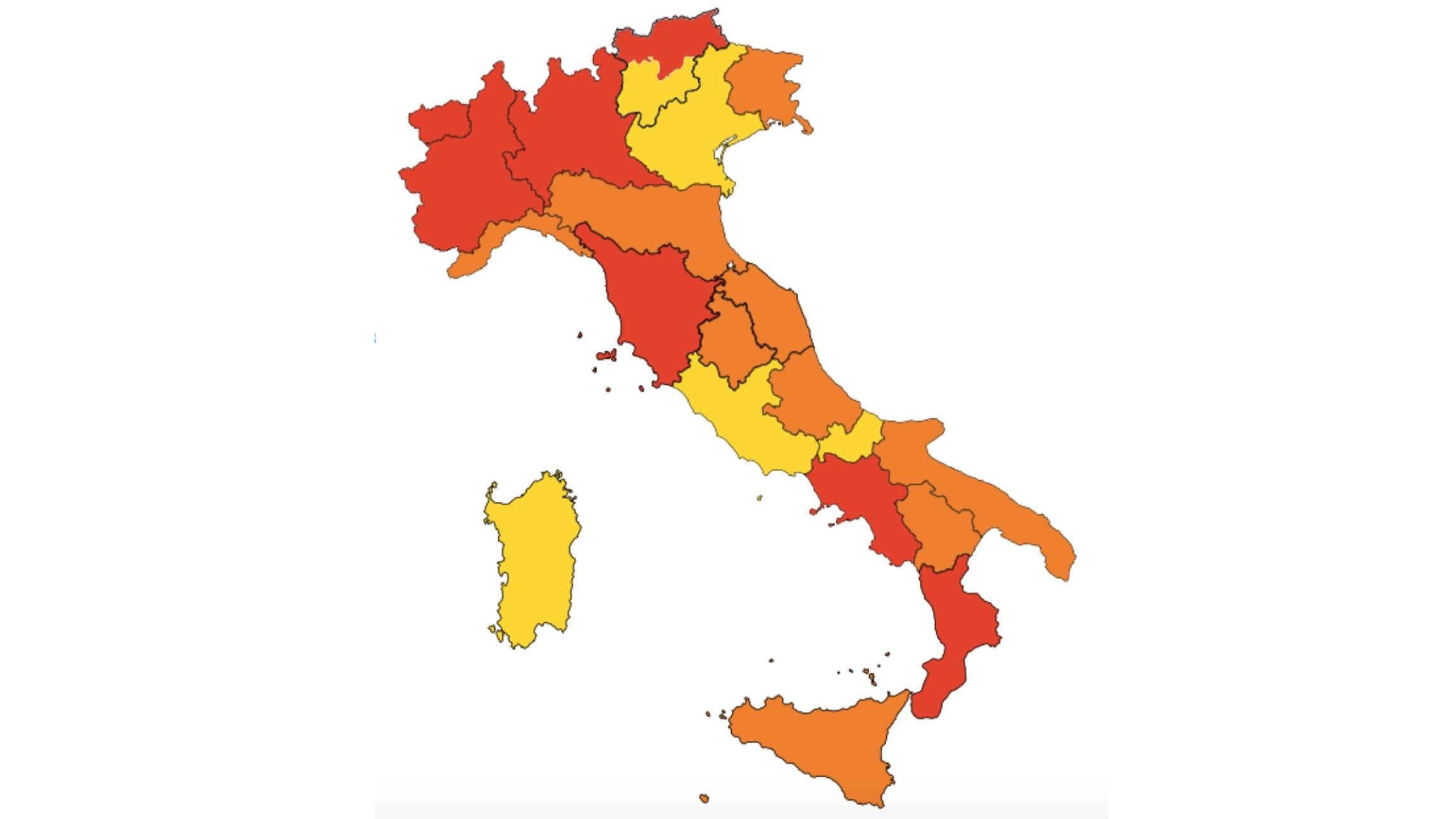 Come si “esce” dalle zone rosse e arancioni?
