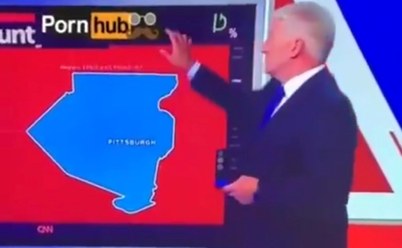 Elezioni USA: il video virale del banner P0rnhub sulla CNN è un fake
