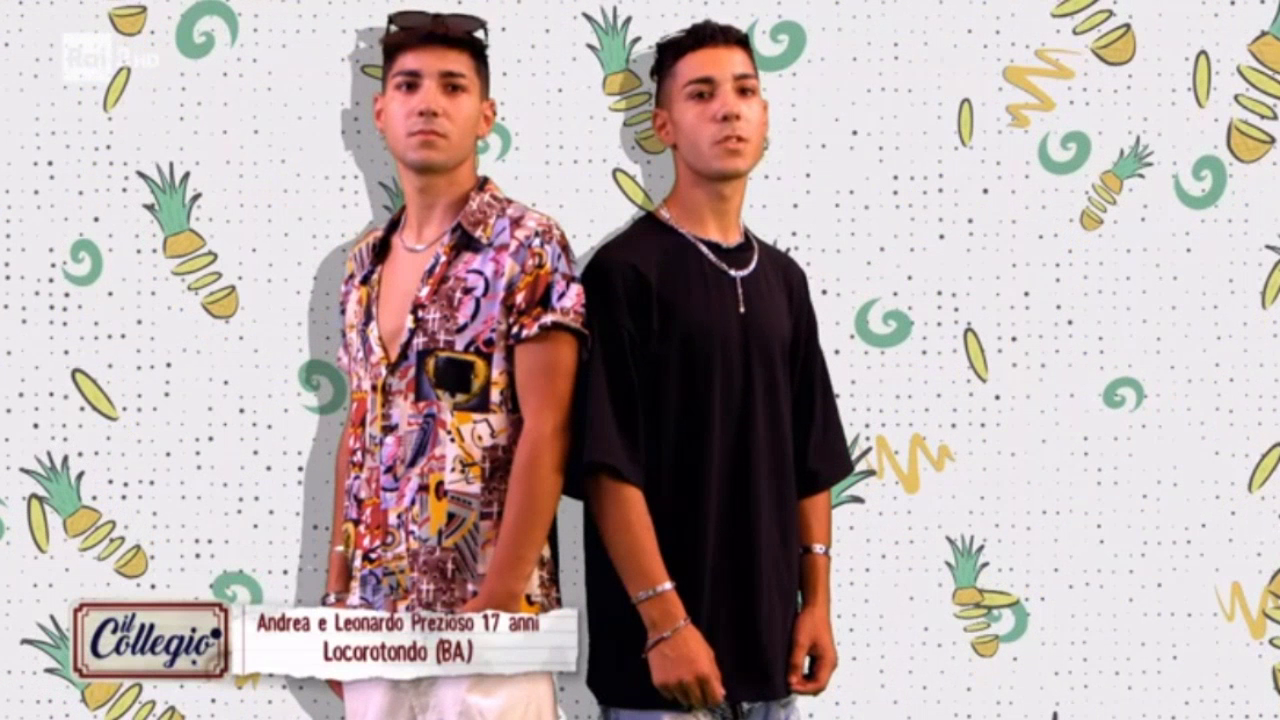 Il collegio 5, chi sono Leonardo e Andrea: i gemelli Prezioso