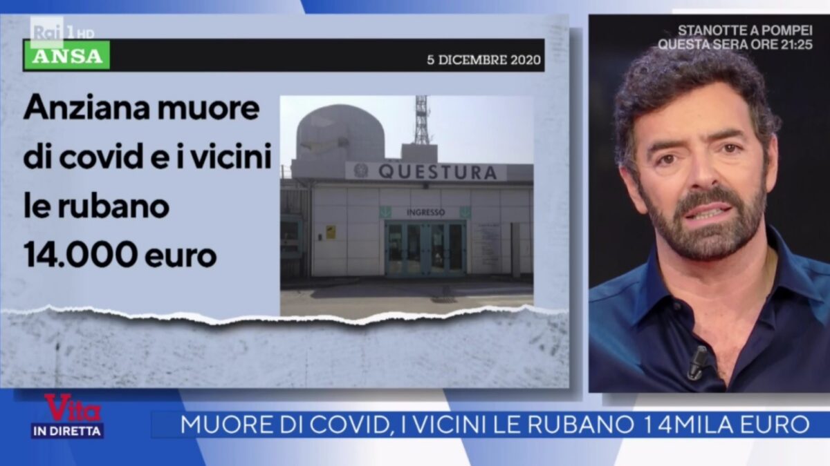 “Come sta Luciana?”. Ma la donna è morta. Gaffe di Alberto Matano a La Vita in Diretta