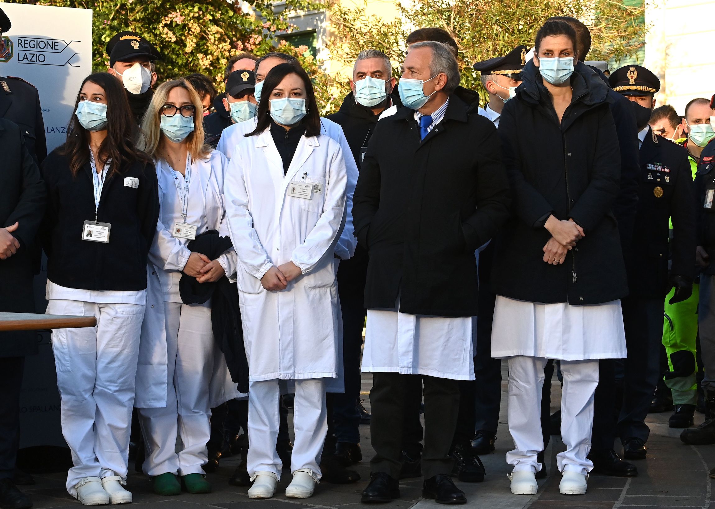 Vaccine Day: primi vaccini allo Spallanzani di Roma