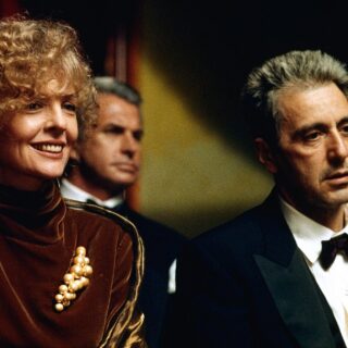 Godfather: Part III (1990)L to R: Diane Keaton, George Hamilton and Al Pacino