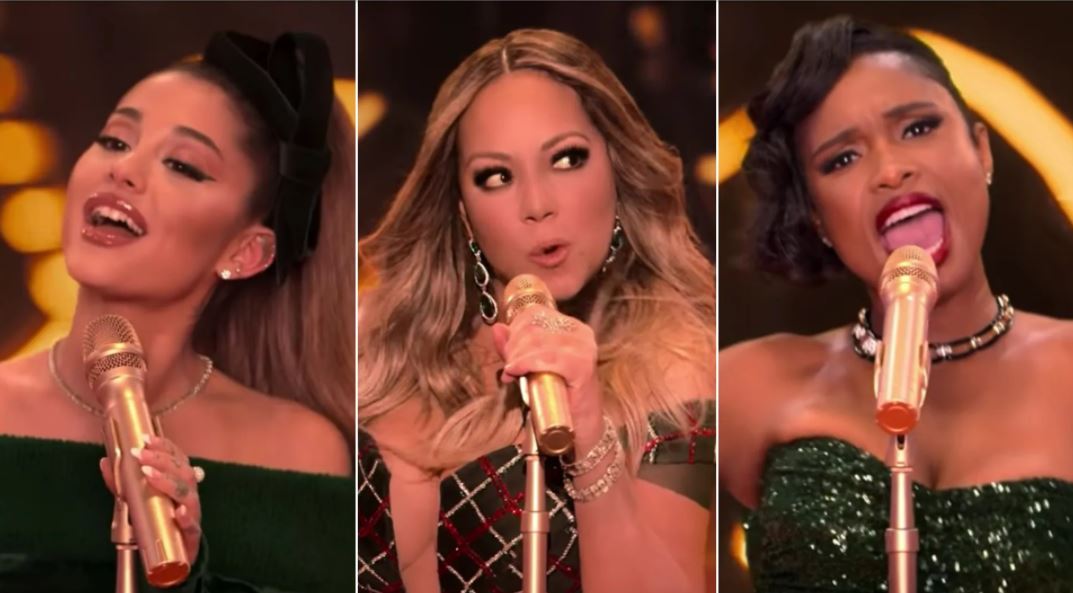 Oh Santa! Mariah Carey insieme ad Ariana Grande e Jennifer Hudson per il Natale 2020 (video)