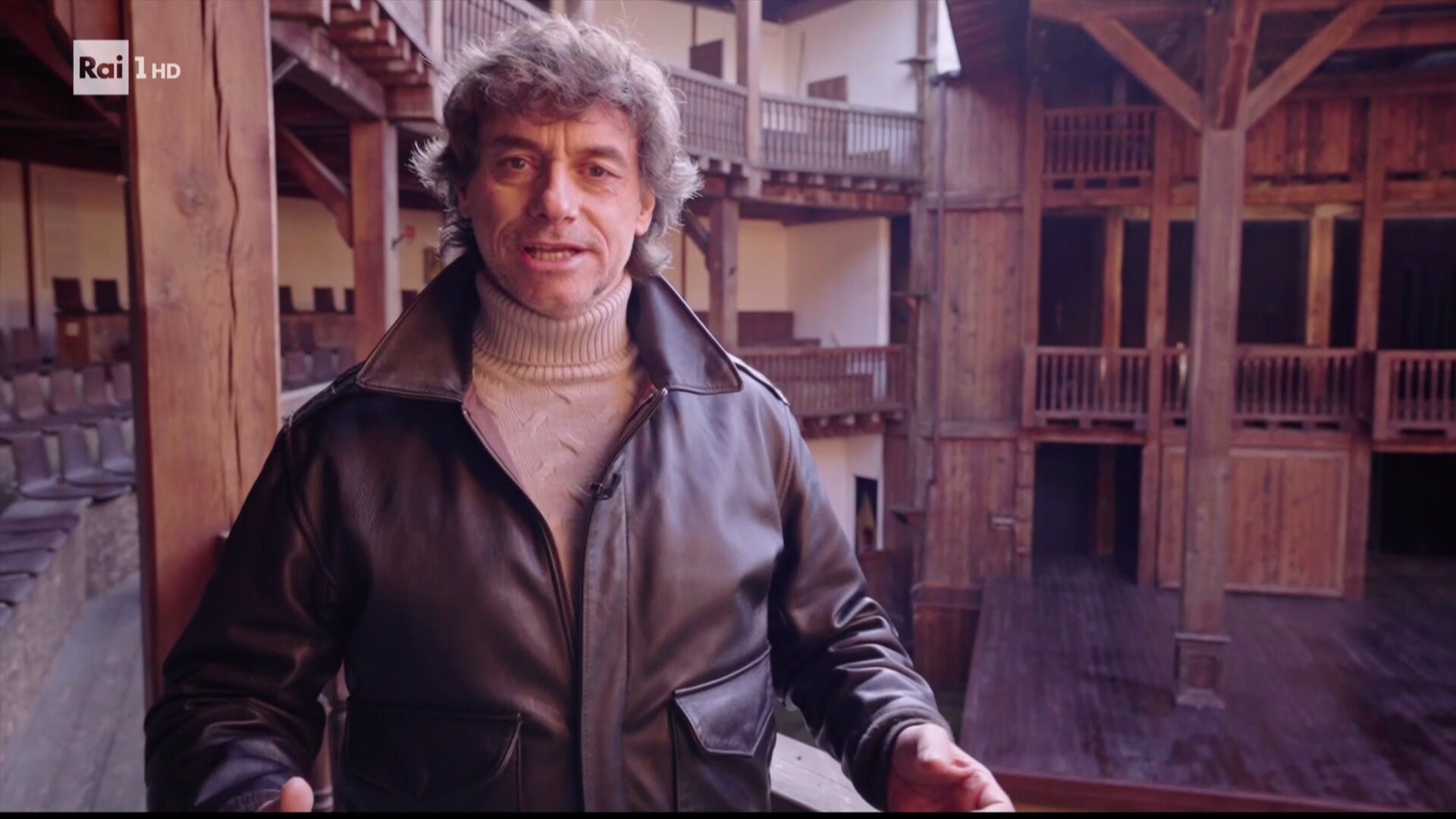 Alberto Angela introduce Gigi Proietti in Edmund Kean