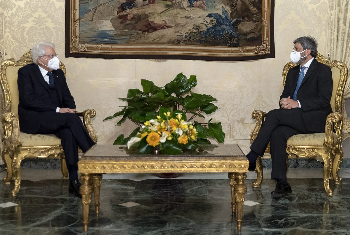 Crisi di governo: Casellati e Fico da Mattarella (Gallery)