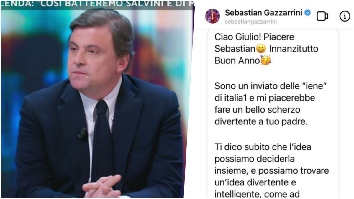 Le Iene organizzano uno scherzo a Carlo Calenda con il figlio, lui replica: “Ha 14 anni, tenetelo fuori”