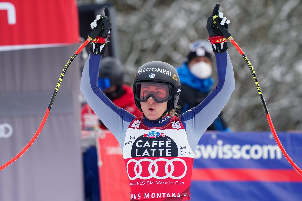 Coppa del Mondo sci femminile: Goggia vince a Crans Montana, 3.a Curtoni