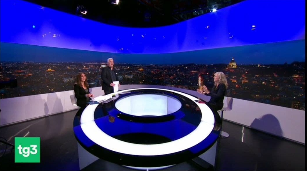 Nuovo studio per il Tg3 da lunedì 11 gennaio 2021