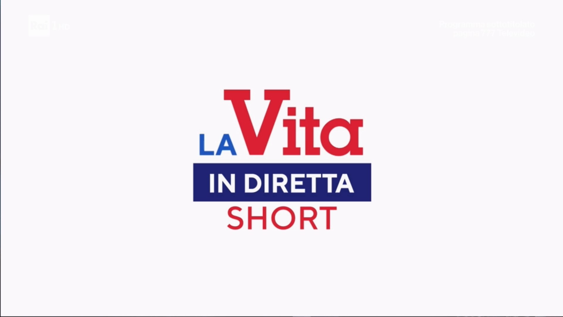 la vita in diretta short