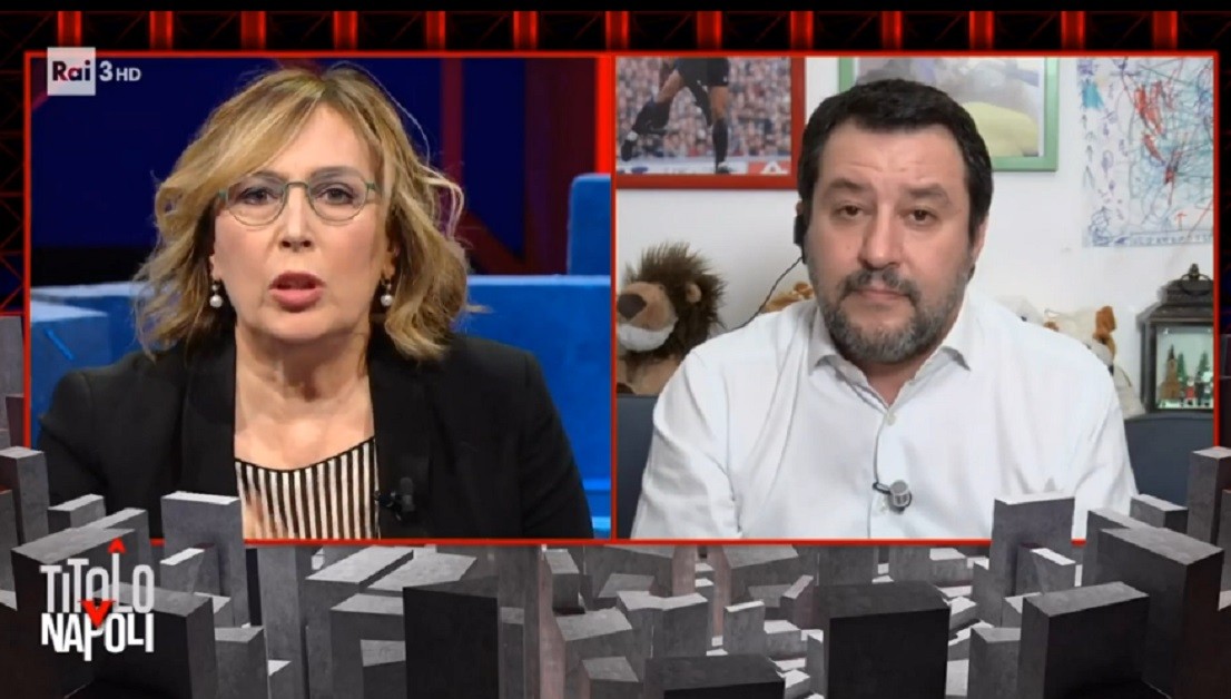 Titolo V, Matteo Salvini litiga con Simona Sala: “Comizietti faziosi di certi giornalisti della tv pubblica”