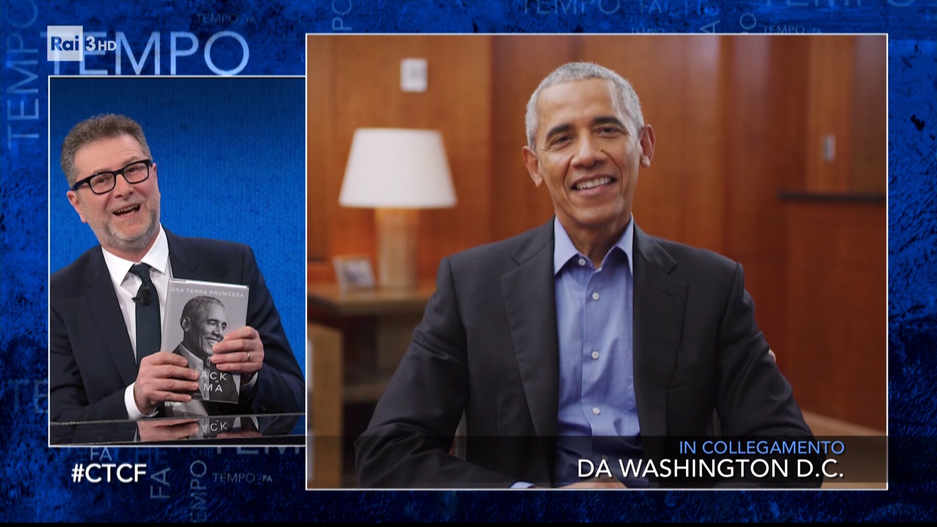Barack Obama a Che Tempo Che Fa: “La democrazia non è un dono del cielo, va coltivata”