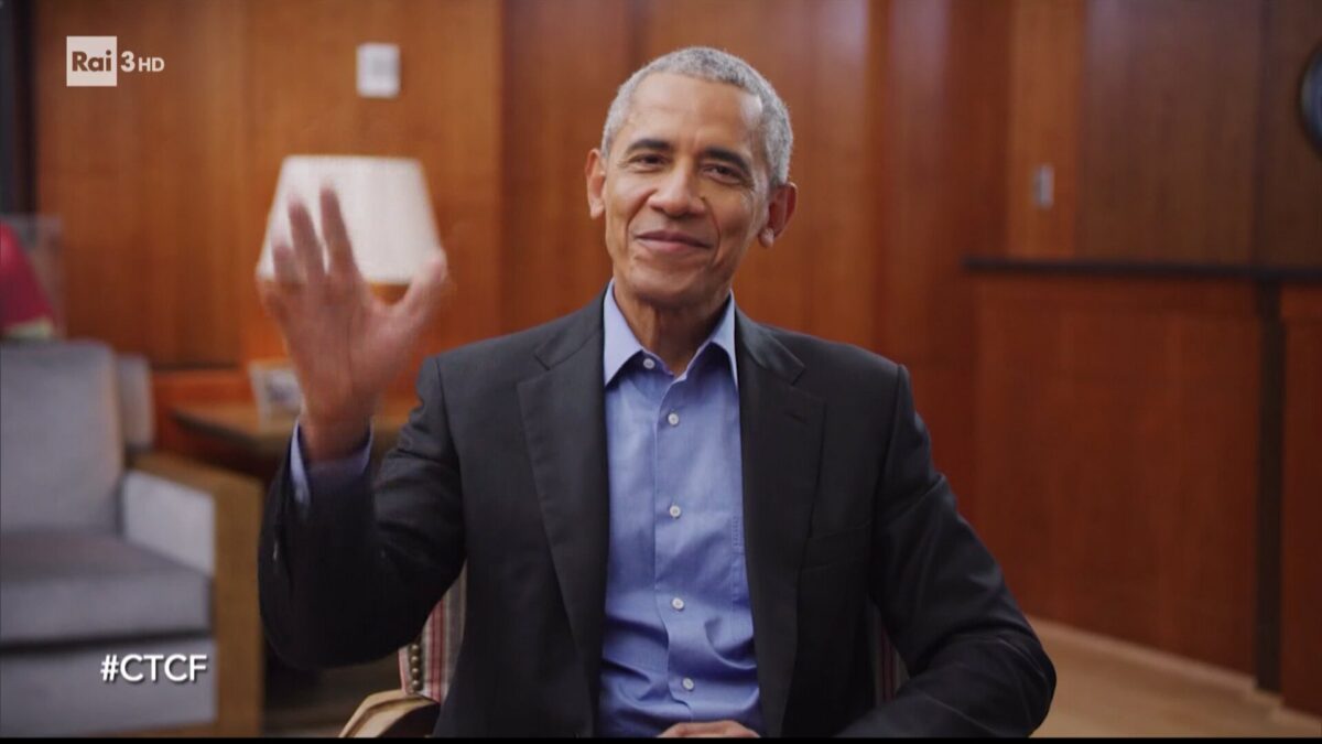 Che Tempo Che Fa, l’intervista di Fazio a Obama è un confronto di stili