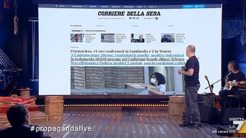 “Un uomo è ricoverato all’ospedale di Codogno”. ll giorno in cui la tv ha ‘accolto’ il covid