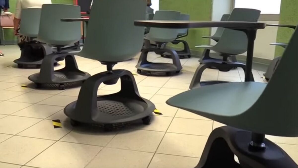 Banchi a rotelle: anche accantonarli è un problema