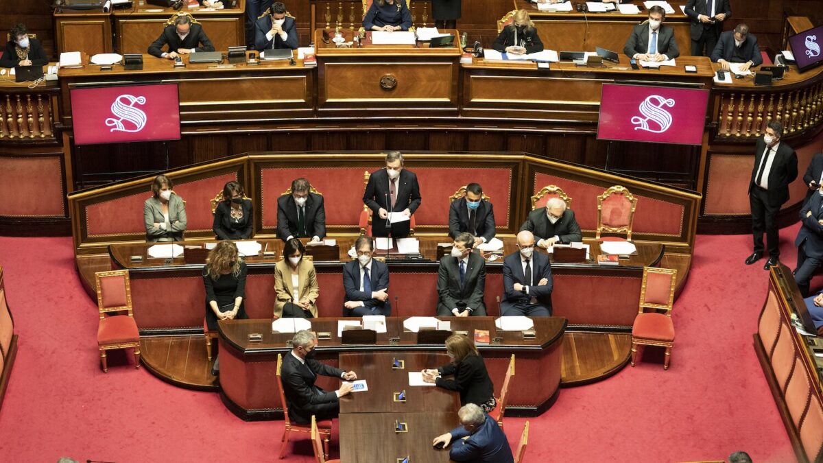 Draghi incassa la prima fiducia. 262 sì al Senato, 40 contrari