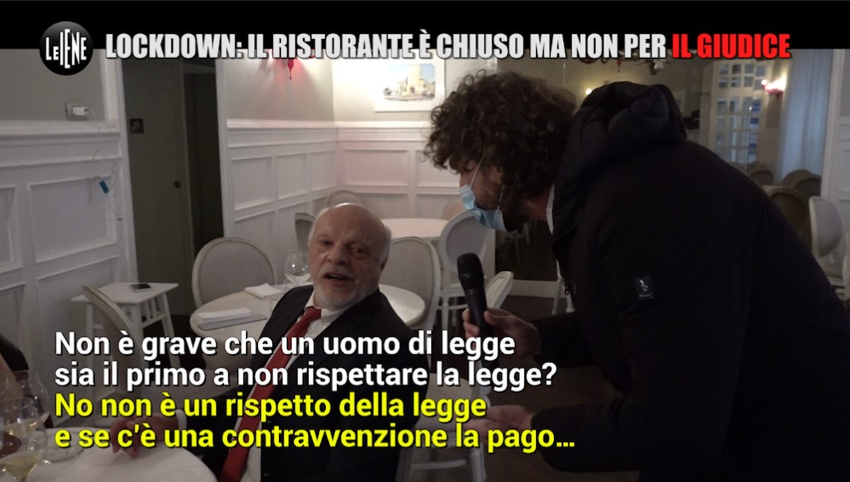 Il metodo Iene, lo scoop sul giudice Sarpietro e alcune domande sul come si fanno le interviste