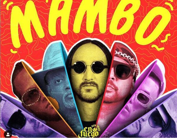 Mambo, Sfera Ebbasta insieme a Steve Aoki, Willy William, El Alfa, Sean Paul, Play-N-Skillz
