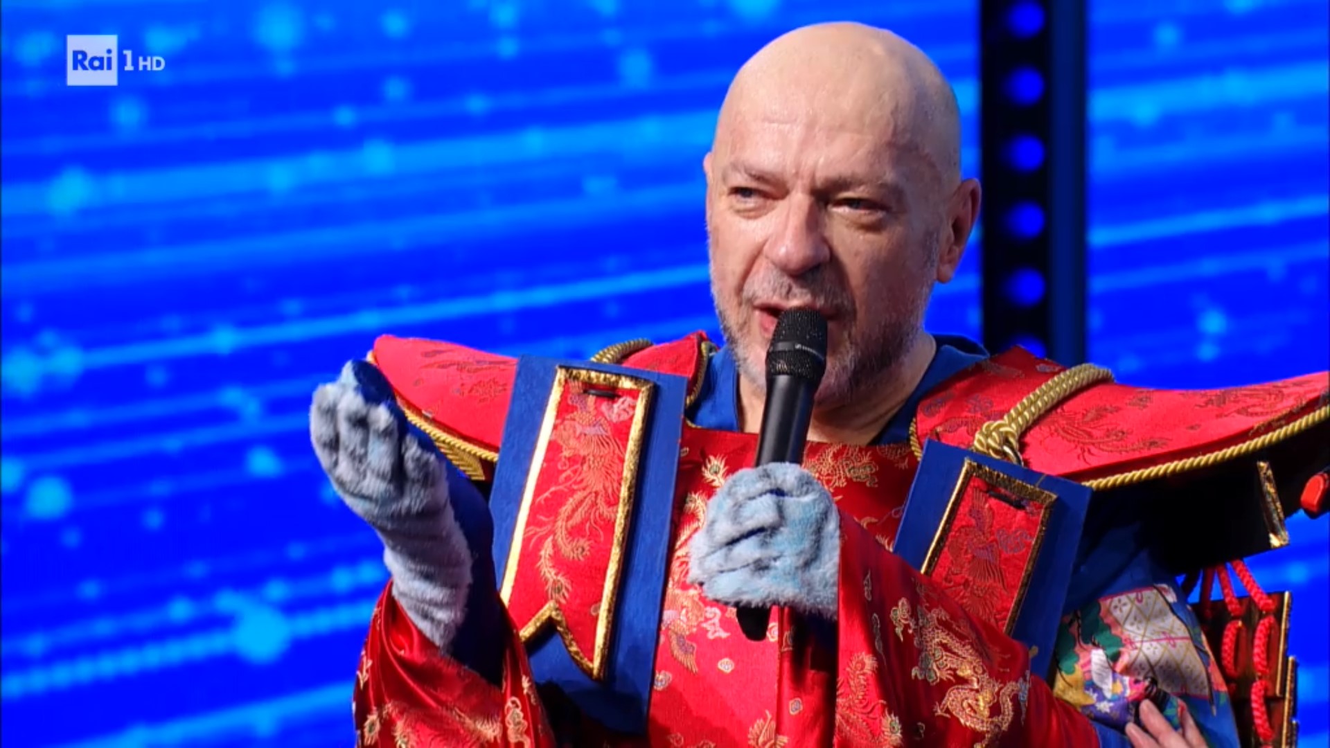 Il Cantante Mascherato, Tigre Azzurra eliminata: è Mauro Coruzzi