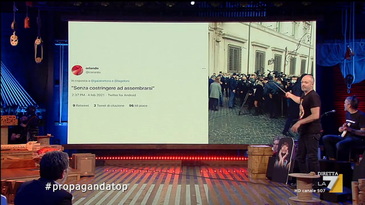 Il vero retroscena della politica lo racconta Propaganda Live