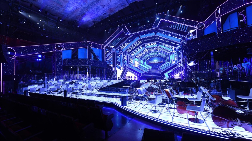 Sanremo 2021 scenografia