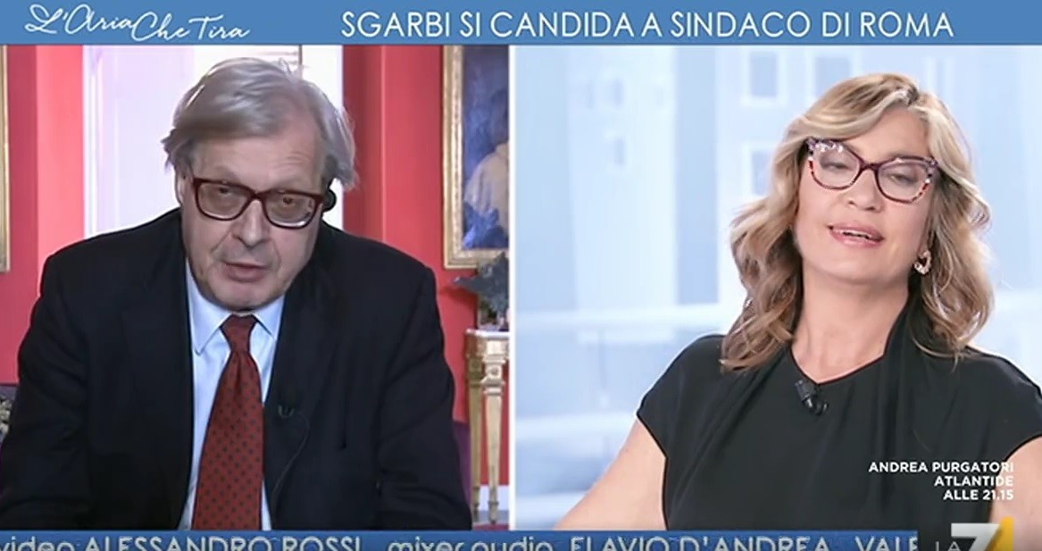 Sgarbi attacca Mentana: “Maratona di 15 ore per non dire nulla. Occupato lo spazio della Merlino”