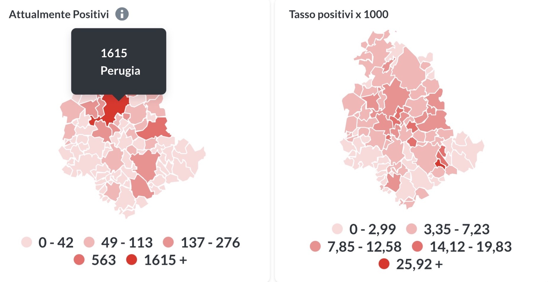 umbria mappa 4 febbraio 2021
