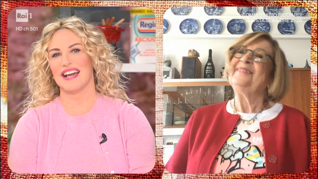 La reunion tra Antonella Clerici e Anna Moroni a È sempre mezzogiorno (video)