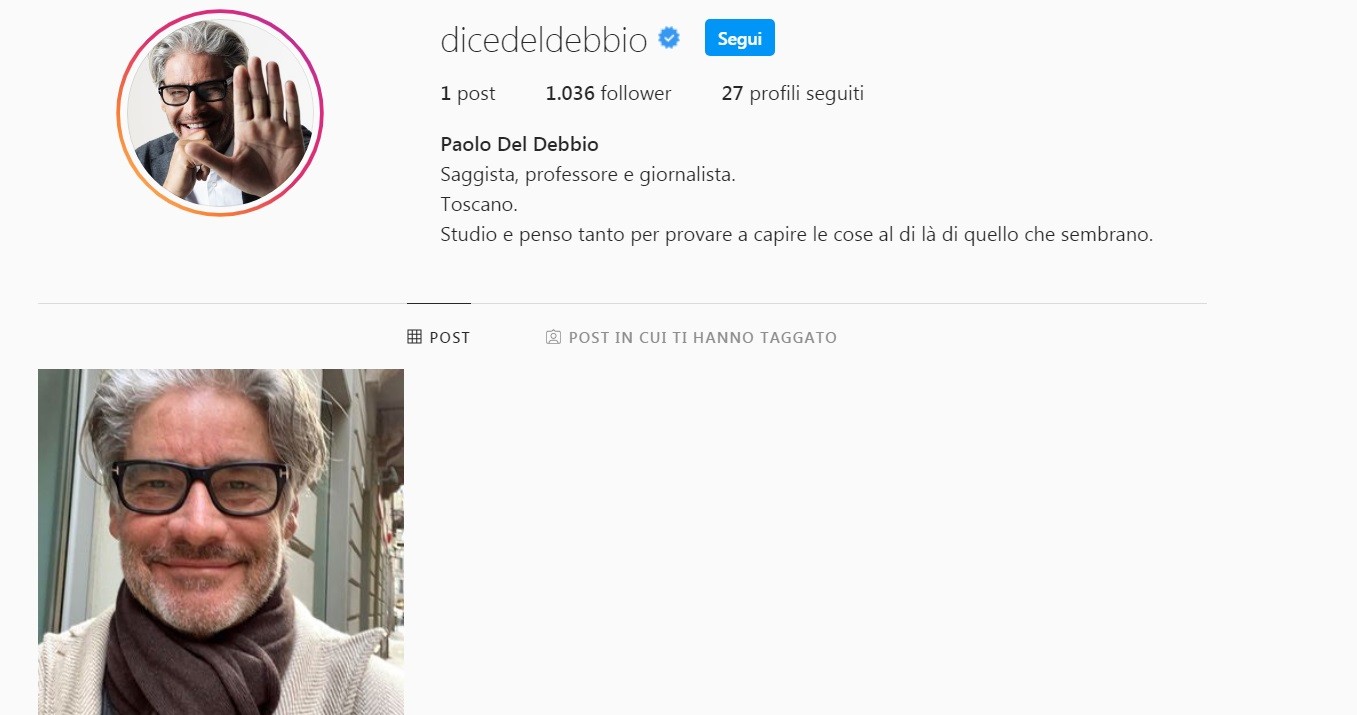 Paolo Del Debbio sbarca su Instagram. Ma nel 2019 scrisse un libro contro i social: “Non sono su internet e vivo tranquillamente”