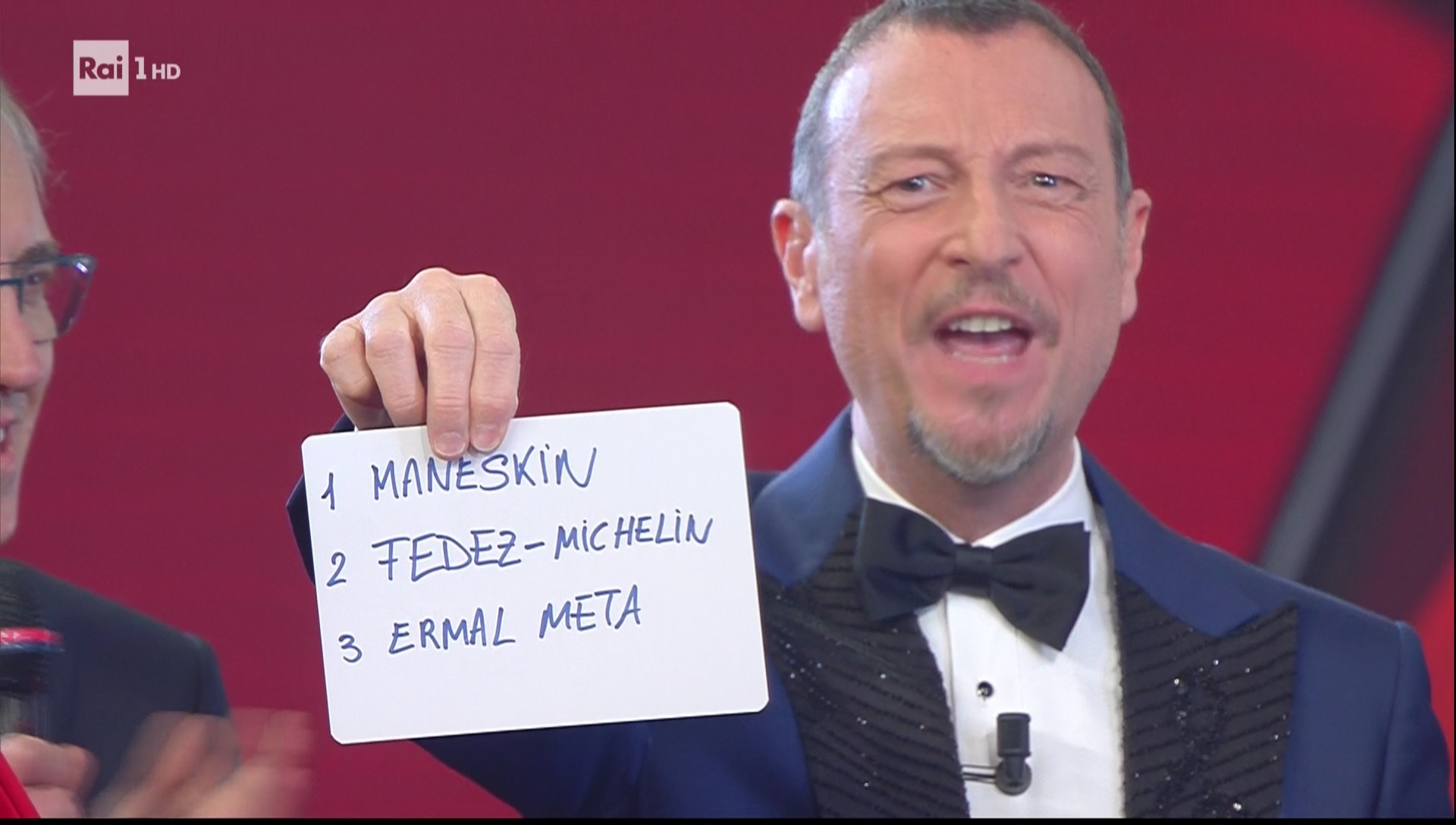 Sanremo 2021, la Classifica Finale