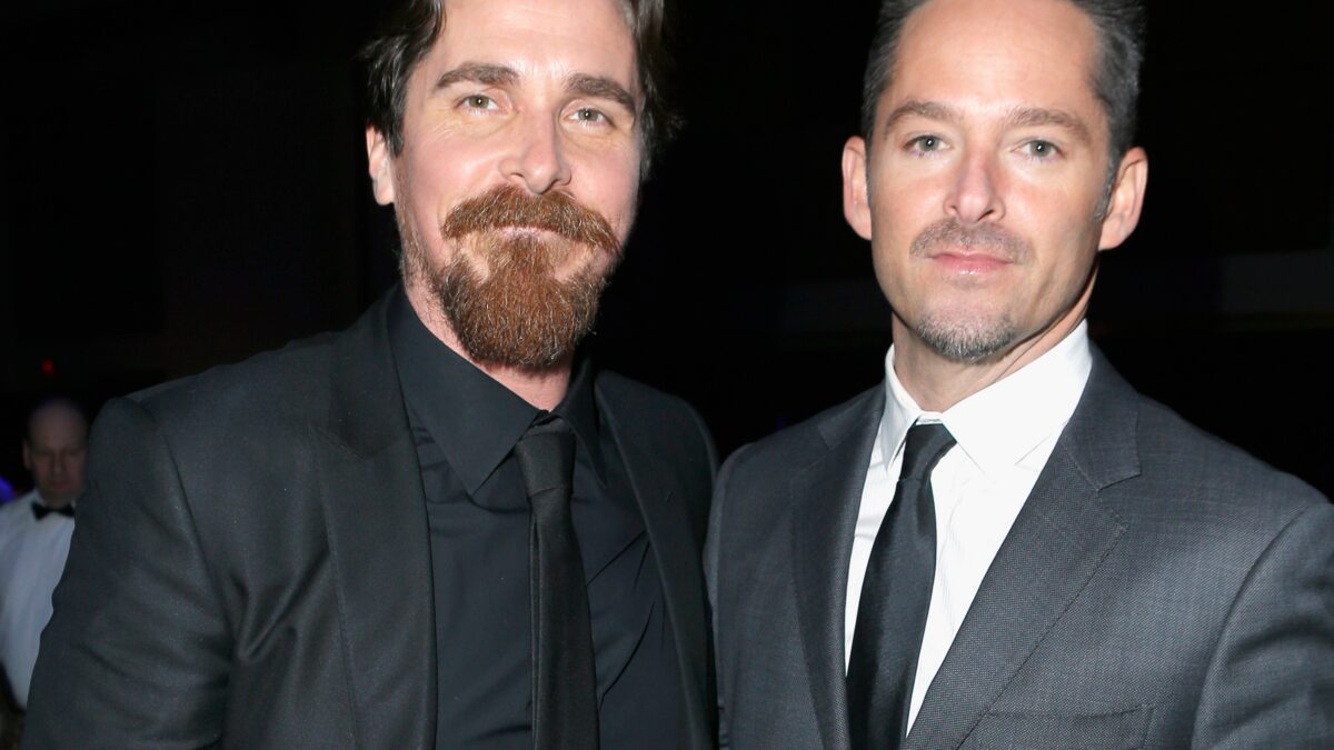 Christian Bale e il regista Scott Cooper per il crime-thriller “The Pale Blue Eye”