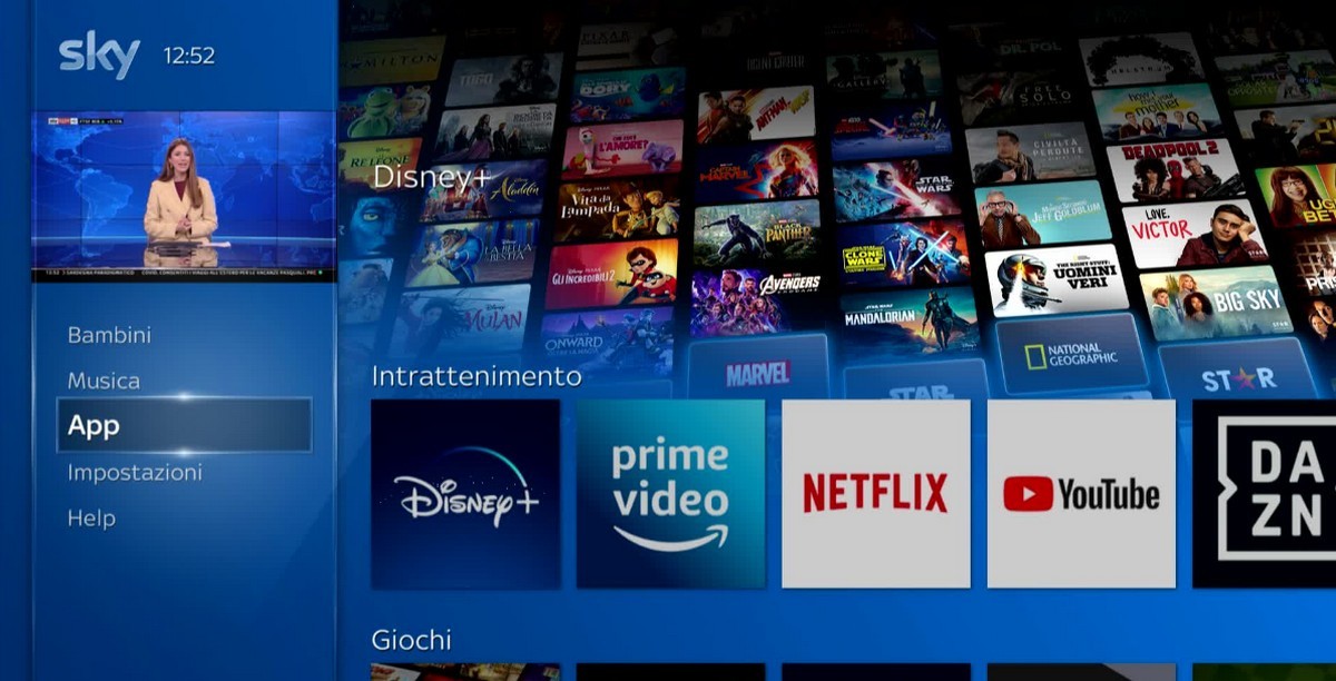 Disney+ disponibile su Sky Q e su NOW, dal 1° aprile