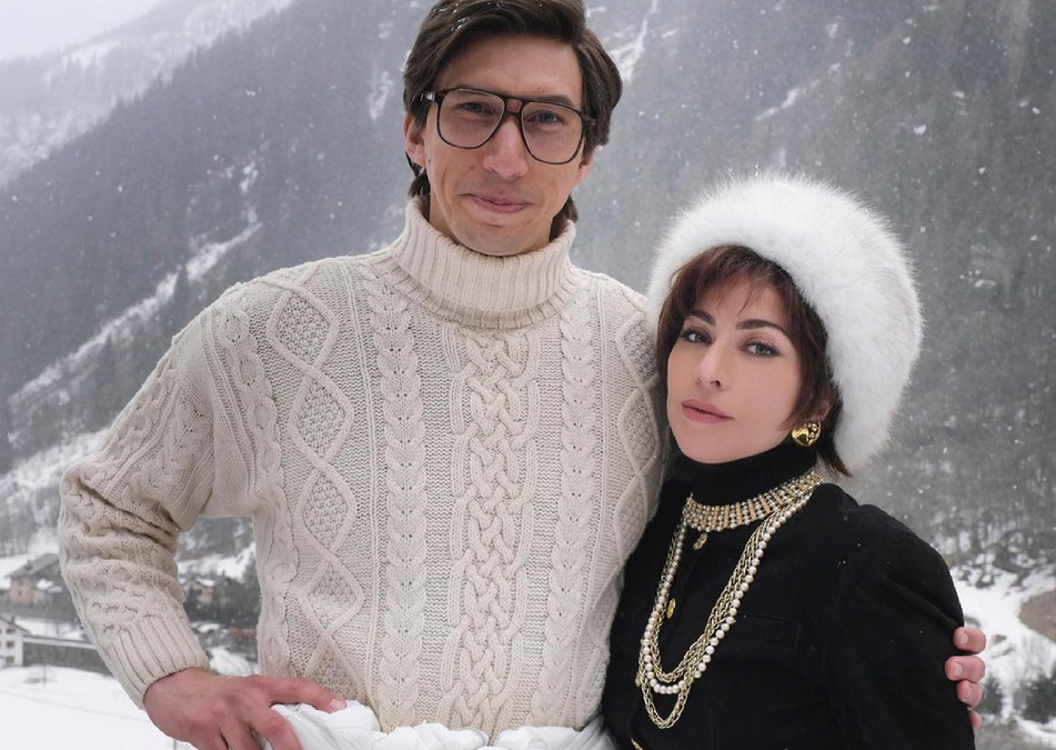 House Of Gucci: prima immagine ufficiale con Lady Gaga e Adam Driver