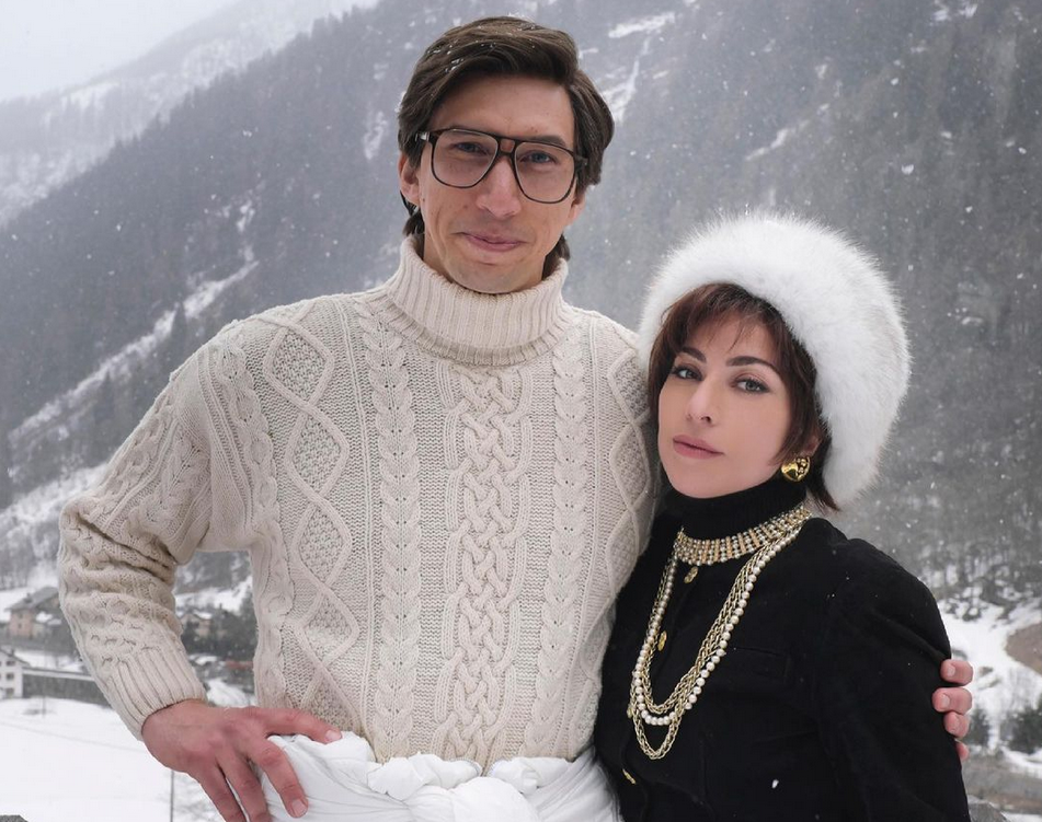 House Of Gucci: prima immagine ufficiale con Lady Gaga e Adam Driver