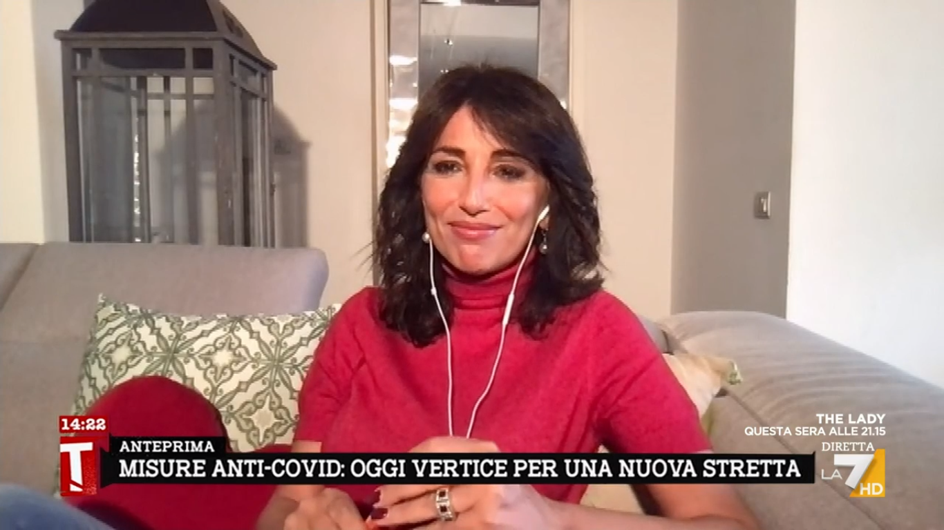 Tagadà, Tiziana Panella ancora in quarantena: “Come nel gioco dell’oca, torno alla casella di partenza”