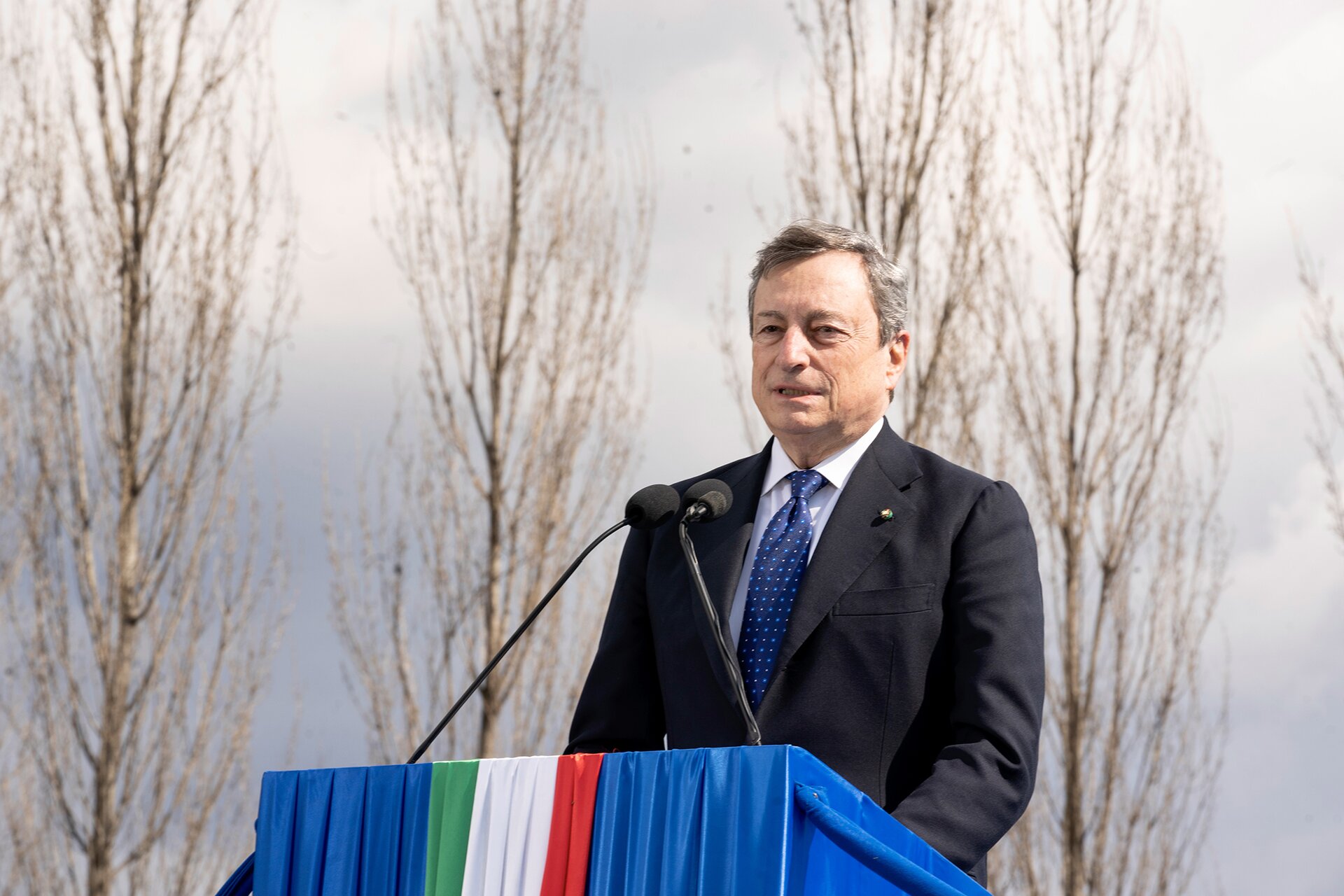 Bergamo, la cerimonia di inaugurazione al Bosco della Memoria