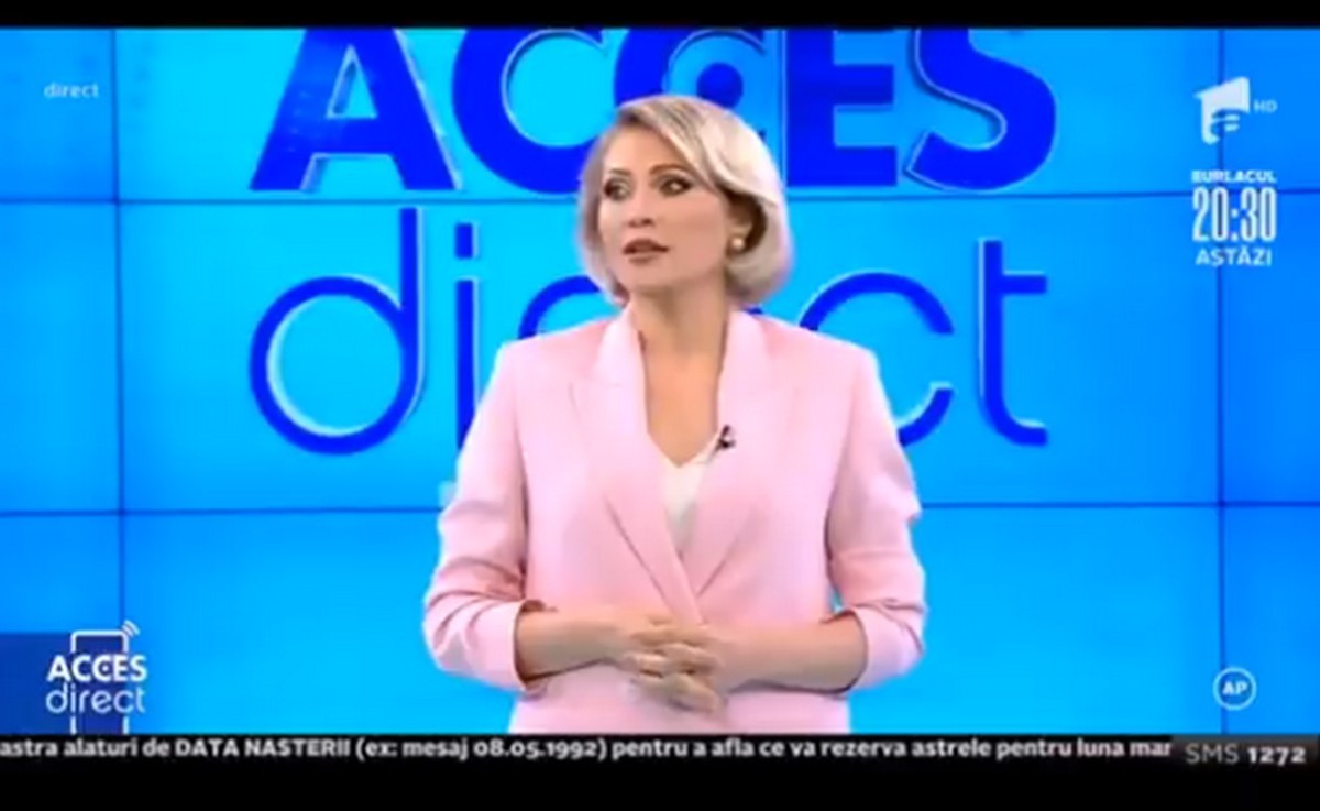 Romania, la conduttrice Mirela Vaida aggredita in diretta (Video)