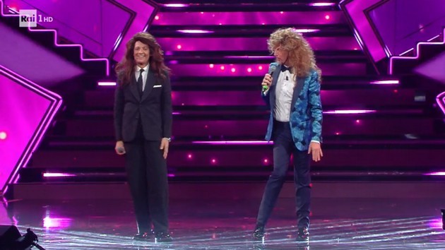 Sanremo 2021, Amadeus e Fiorello in Siamo Donne di Jo Squillo e Sabrina Salerno (video)