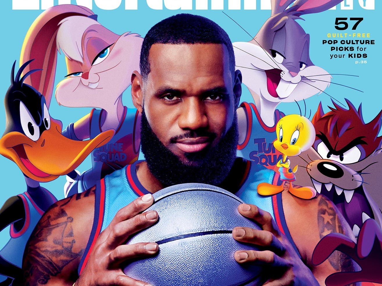 Space Jam 2: nuove foto ufficiali con Lebron James e Bugs Bunny
