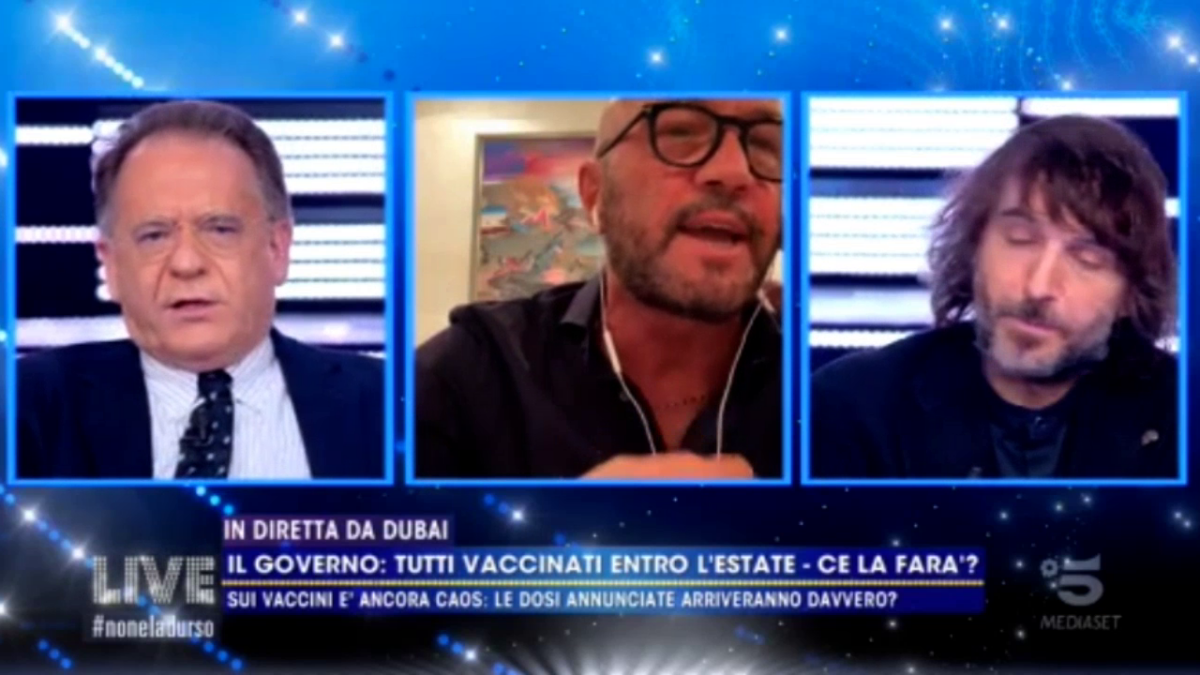 Live non è la d’Urso, brusca lite tra Alessandro Cecchi Paone e Walter Zenga (video)