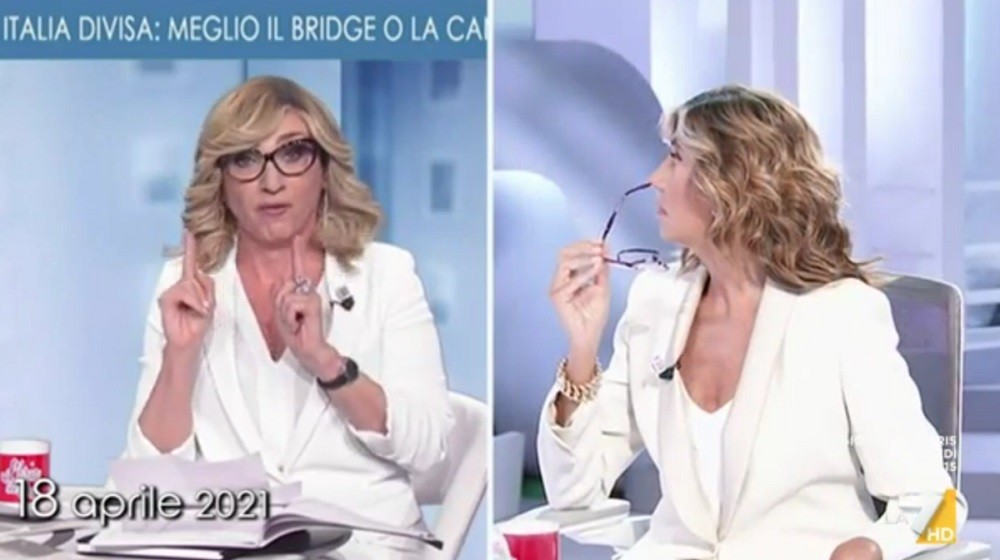 Myrta Merlino e l’imitazione della Foria: “Non so che idea si sia fatta di me”. Poi l’invito: “Vieni in studio”