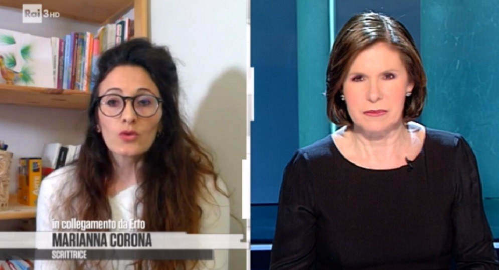 Cartabianca, la Berlinguer ospita la figlia di Mauro Corona: “Ci dispiace non averlo ancora con noi”