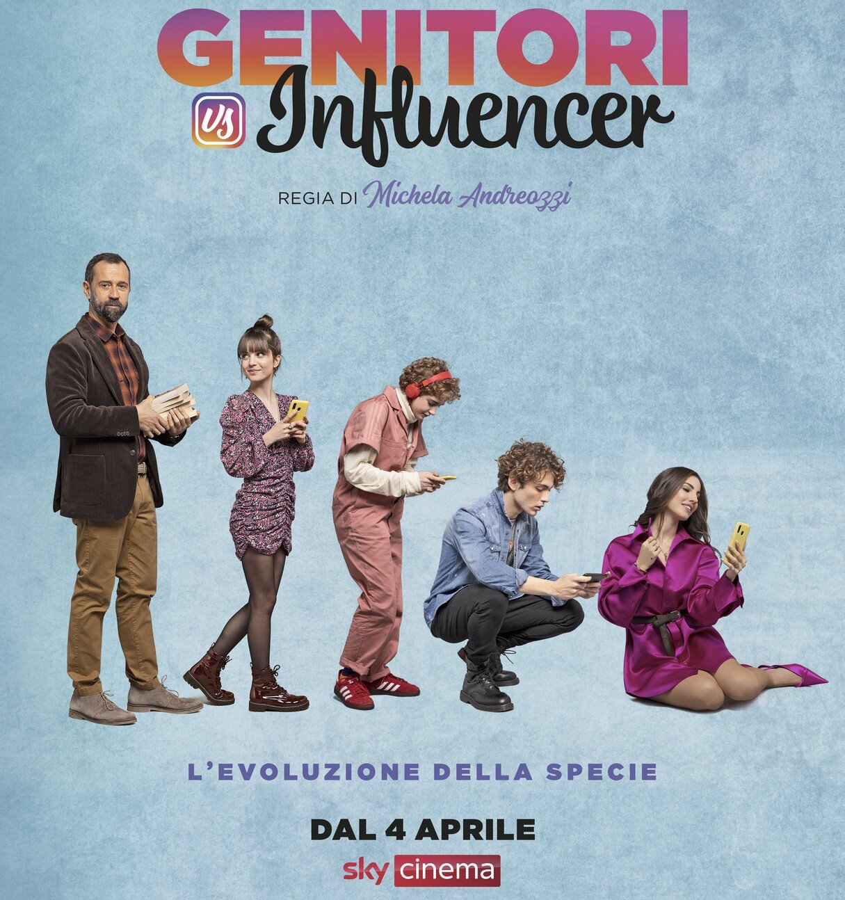 Genitori vs Influencer: dal 4 aprile su Sky Cinema la commedia con Fabio Volo e Giulia De Lellis