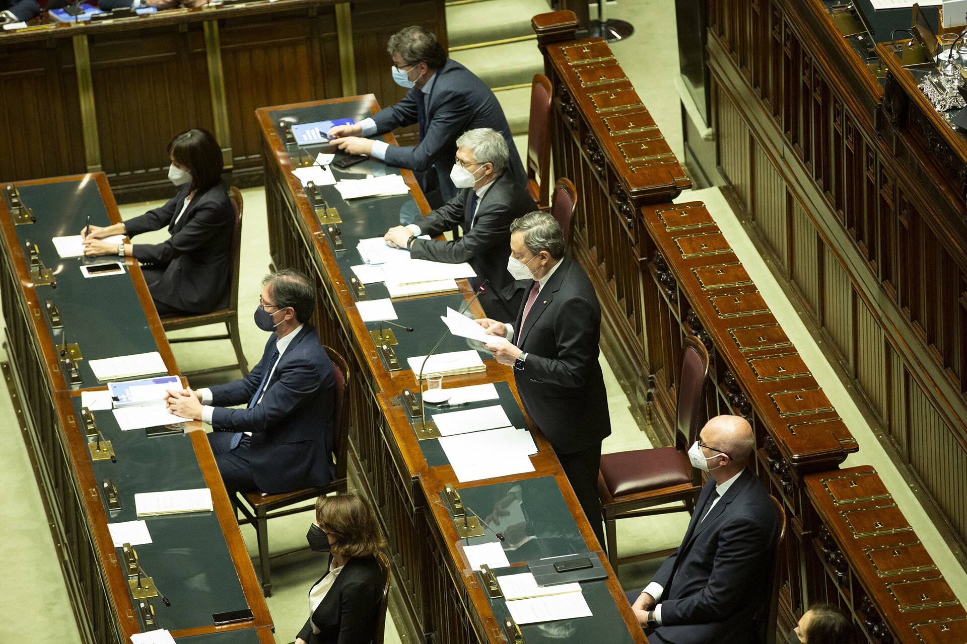 La Camera dice sì al Piano nazionale di ripresa con 442 voti. Oggi Draghi in Senato
